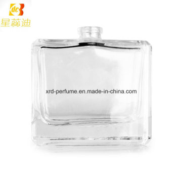 Botella de perfume de cristal vacía cuadrada 50ml
